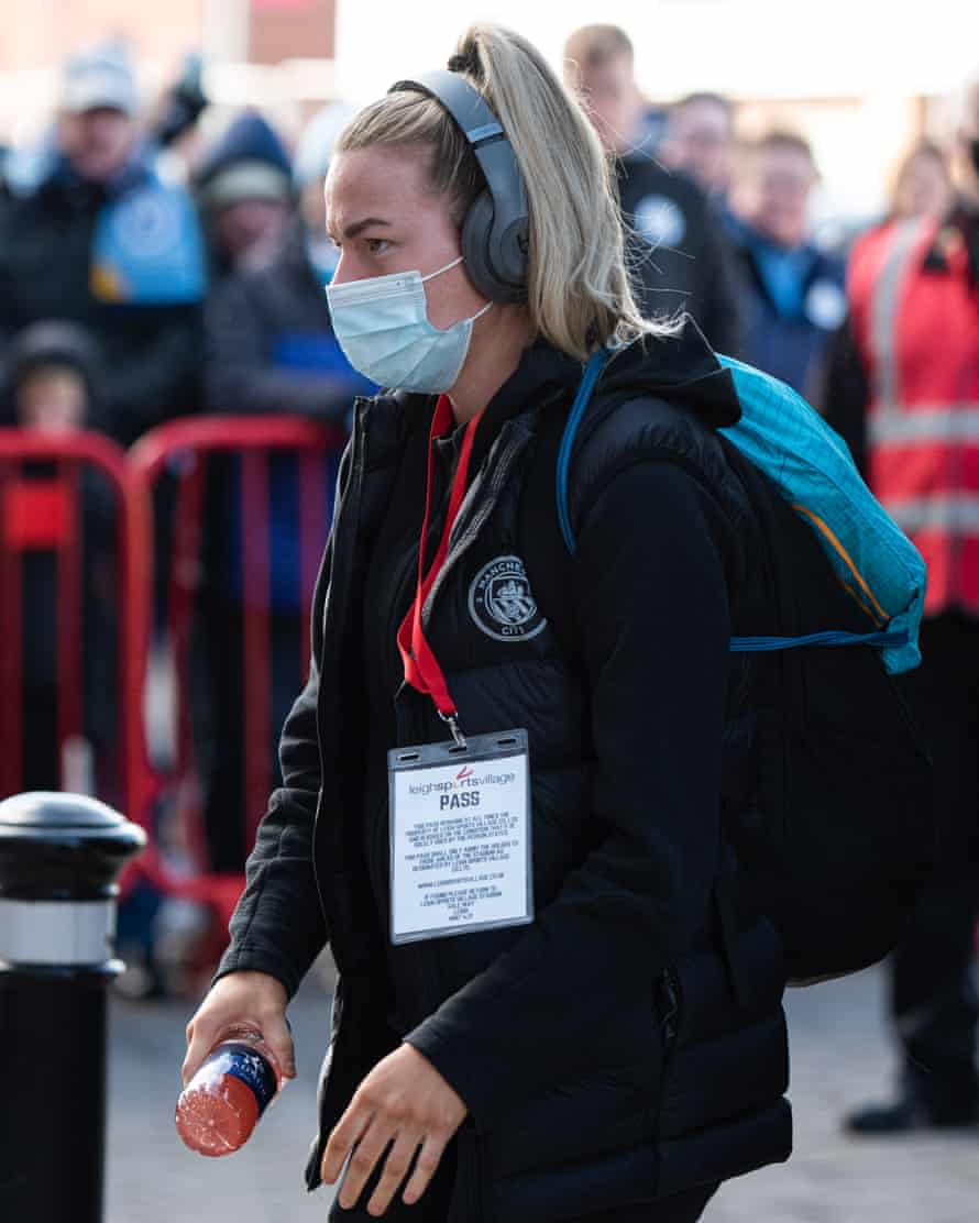 Manchester City's Lauren Hemp before the Vitality Women's FA Cup fifth round.