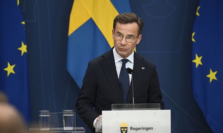 Swedish prime minister, Ulf Kristersson
