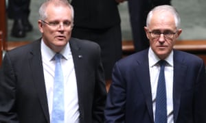 Scott Morrison and Malcolm Turnbull