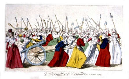 The march of insurgent women in Versailles, 5 October 1789.