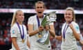 Jill Scott shows her elation at the Lionesses’ Euro 2022 victory
