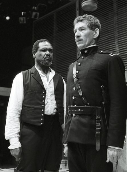 Willard White as Othello with Ian McKellen as Iago for the Royal Shakespeare Company.