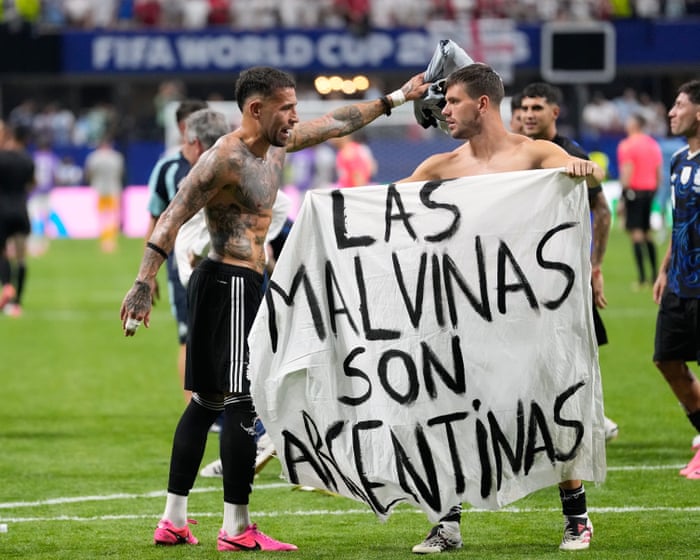 Falkland Islands bowler criticises ‘disappointing’ Argentina World Cup banner