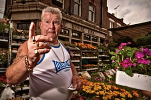 Eastend Market Trader, 2009, Columbia Rd, London