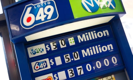 An Ontario Lottery and Gaming Corporation promotional display