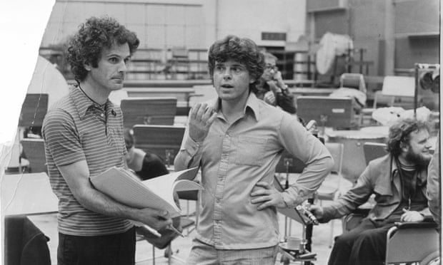 Peter Maxwell Davis (left) & David Munrow, August 1974.