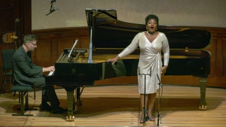 Masabane Cecilia Rangwanasha performs with pianist Simon Lepper at Wigmore Hall.
