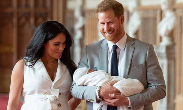 The royals and their new baby