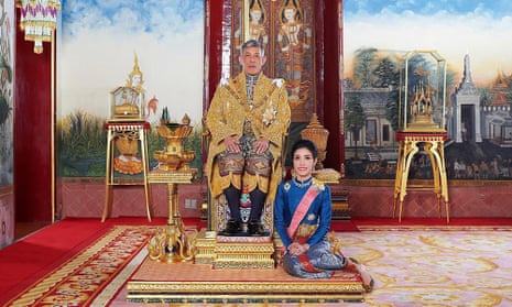 King Maha Vajiralongkorn and his royal consort, Sineenatra Wongvajirabhakdi