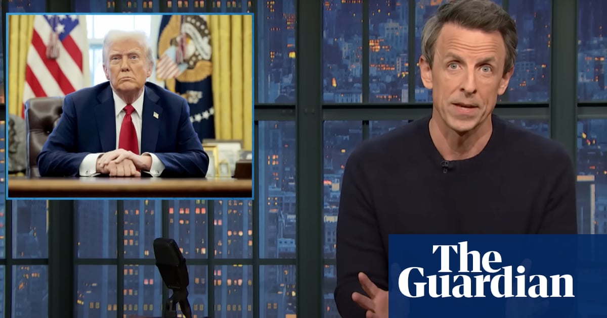 Seth Meyers sobre Trump: “Desmantelando el gobierno como si estuviera cortando un Benz robado en un desguace” | Resumen de la televisión nocturna Seth Meyers sobre Trump: “Desmantelando el gobierno como si estuviera cortando un Benz robado en un desguace” | Resumen de la televisión nocturna