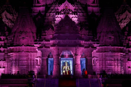 a large ornate temple