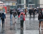 Homes damaged as storms follow heatwaves in England and Wales