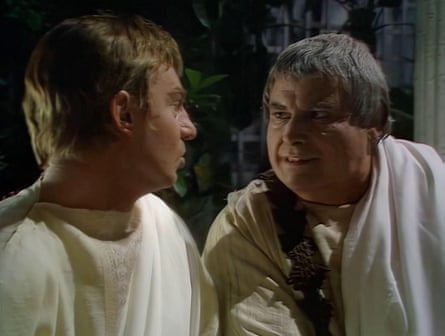 Derek Jacobi and Brian Blessed in I Claudius.
