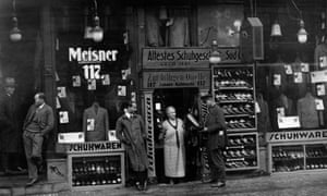 Bittersweet ending … a street in Berlin, December 1928.