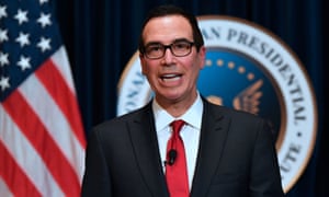 US treasury secretary Steven Mnuchin.