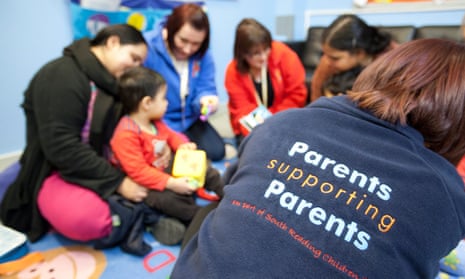 Parents at Sure Start Whitley in Reading