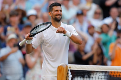 Djokovic survives Cobolli onslaught to reach record 14th Wimbledon semi-final | Wimbledon 2025 | The Guardian