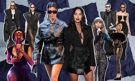 A-list celebrities and catwalk models go gothic.