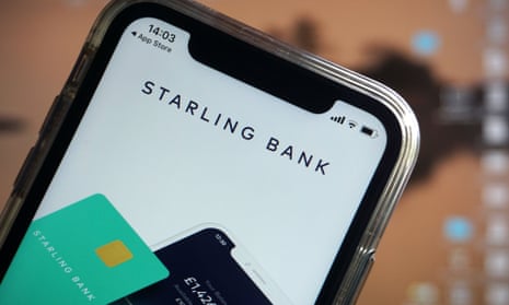 Starling Bank smartphone app