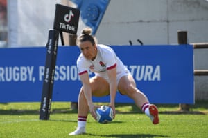 Sarah McKenna anotó el primer intento de Inglaterra.