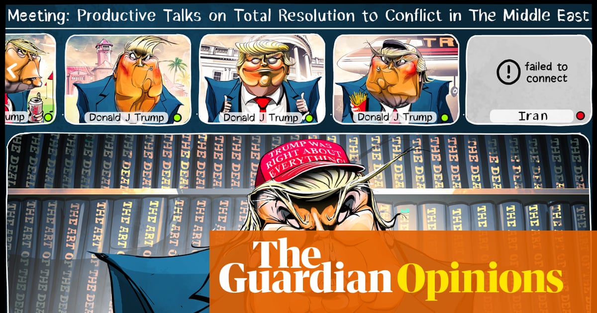 Ella Baron on Donald Trump’s peace negotiations with Iran – cartoon
