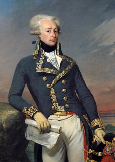 An oil painting of the Marquis de Lafayette