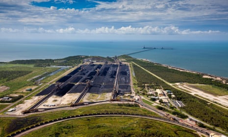 Queensland’s Abbot Point coal terminal, where mining companies are seeking approvals for an expansion to facilitate coal exports from mines planned for the state’s Galilee Basin.