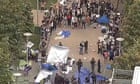 US campus protests: arrests in Dallas and New York as officers move against demonstrators – live
