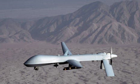 An undated handout picture of a MQ-1 Predator drone.