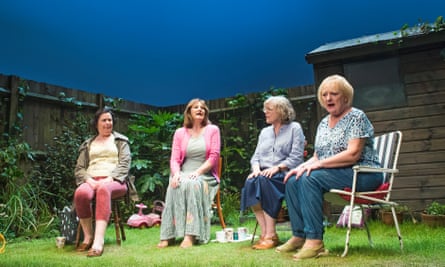 Linda Bassett, Deborah Findlay, Kika Markham and June Watson in Escaped Alone.