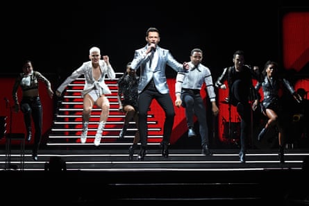 Hugh Jackman performing his concert The Man. The Music. The Show. in New York, 2019