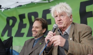 Stanley Johnson speaking at an Extinction Rebellion panel on climate change in Trafalgar Square. 5028.jpg?width=300&quality=85&auto=forma