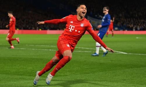 Bayern Munich And Gnabry Drive Chelsea Towards Champions League