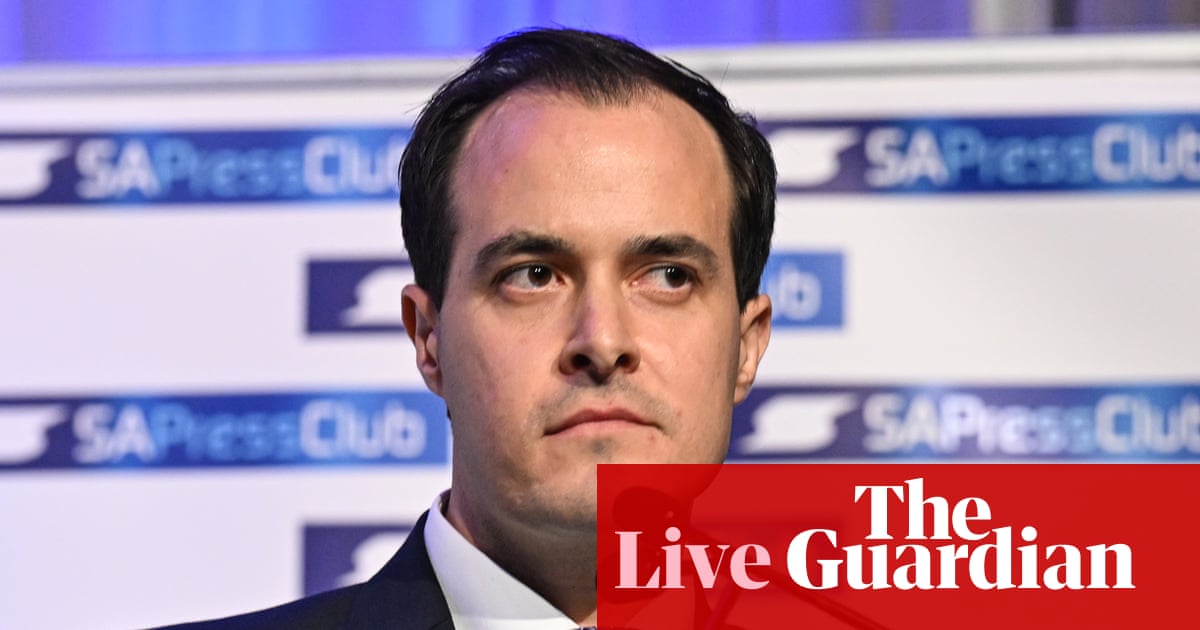 Australia news live: SA Liberal leader Vincent Tarzia steps down; fresh Dezi Freeman search focused on finding body or evidence, police say