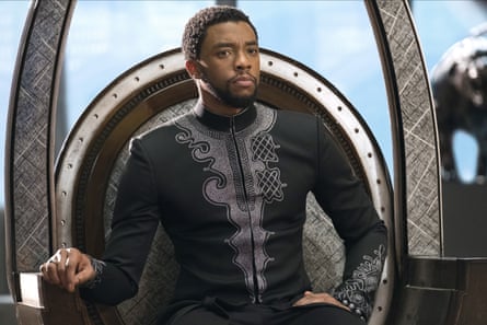 The late Chadwick Boseman as T’Challa in Black Panther