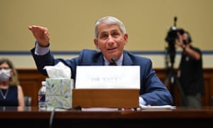 Anthony Fauci testifies in Washington on Friday.