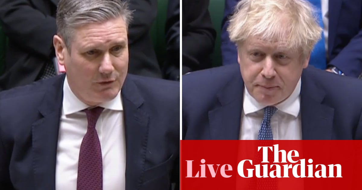 PMQs live: Boris Johnson faces Keir Starmer as Labour dismisses levelling-up plan as ‘rehash’ of old ideas