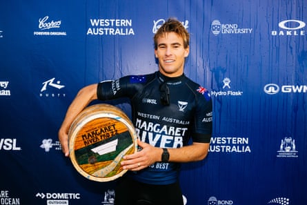 Robinson after winning the Margaret River Pro in May.