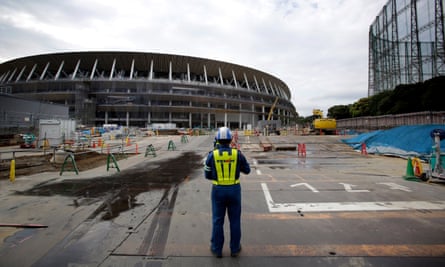 The real Tokyo: the new Olympic stadium under construction for the 2020 Games