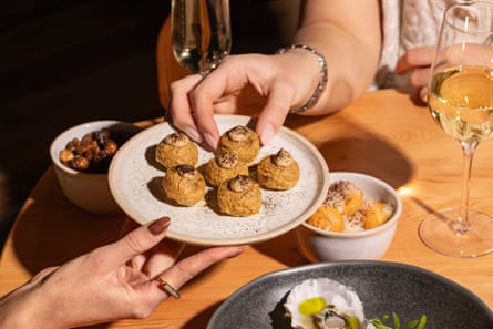 Yeast puffs at Pip in Manchester.