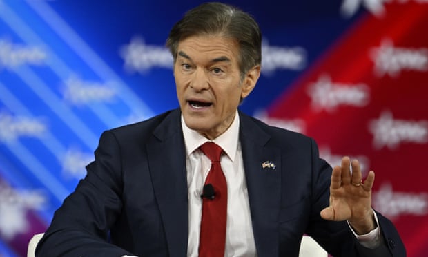 Dr Mehmet Oz at CPAC in Orlando, Florida in February.