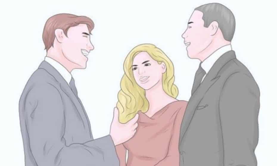 Image from WikiHow website showing Barack Obama, Beyoncé and Jay-Z as white people.