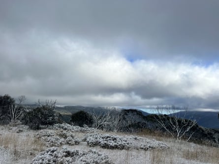 Early snowfall at Mount Hotham in Victoria.