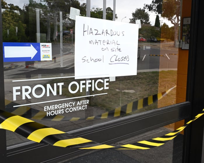 Six Tasmanian schools shut over asbestos play sand fears as dozens of ACT schools to remain closed