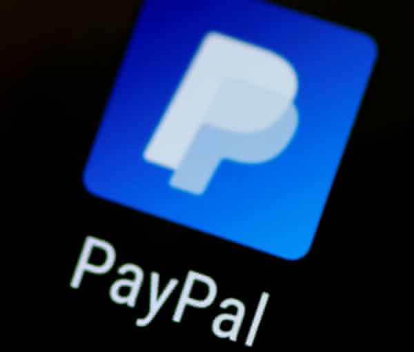 PayPal app on a phone