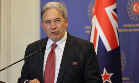 New Zealand foreign minister Winston Peters
