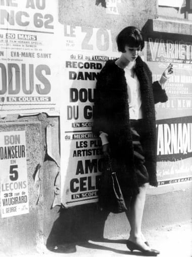 Anna Karina dans Vivre Sa Vie, 1962. Elle et Jean-Luc Godard se sont mariés en 1961.
