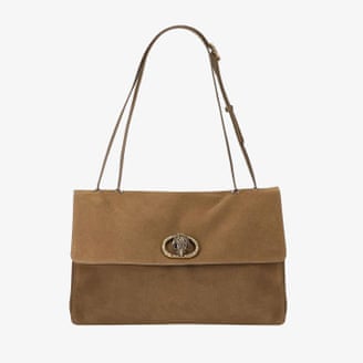 Kurt Geiger Chelsea large slouch flap bag.