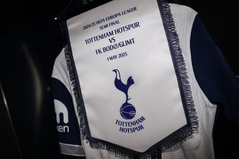 This isn’t what Spurs captain Cristian Romero will be exchanging, it’s from last week. But you get the gist.