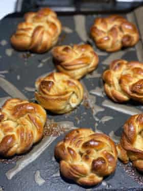 Felicity’s hybrid Swedish cardamom buns.